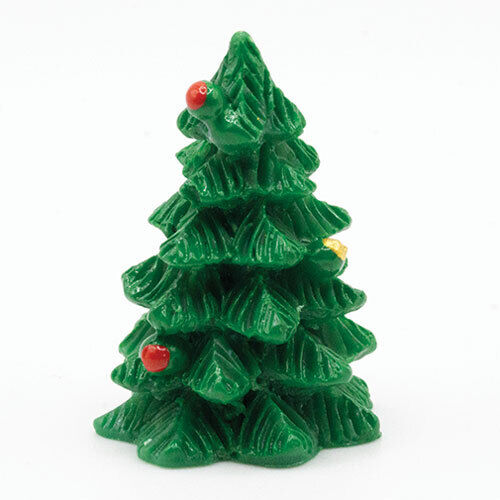 Dollhouse Miniature Christmas Tree 1" Tall