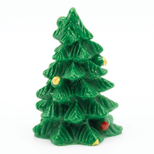 Dollhouse Miniature Christmas Tree 1" Tall