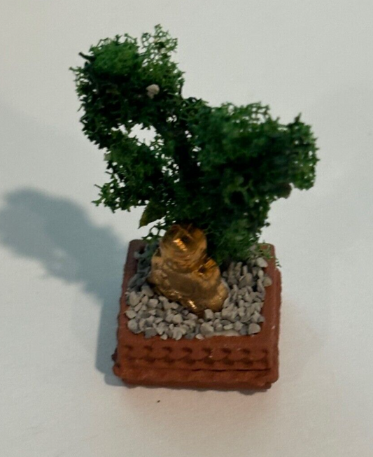 Dollhouse Miniature Bonsai Tree Handcrafted