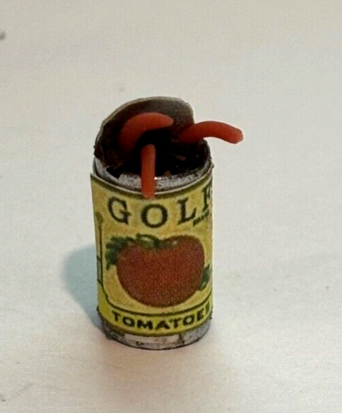 Miniature Halloween Can of Worms