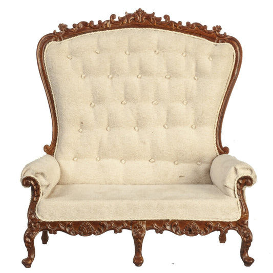 Dollhouse Miniature JBM High Back Baroque Settee