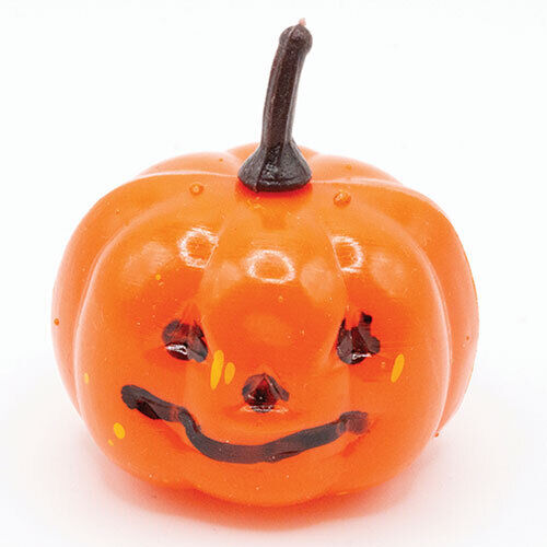 Dollhouse Miniature Large Orange Jack-O-Lantern