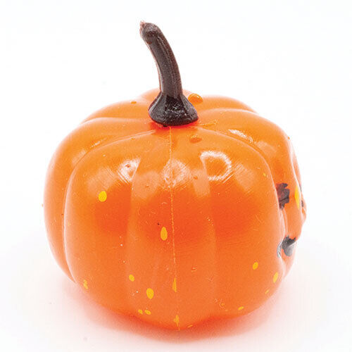 Dollhouse Miniature Large Orange Jack-O-Lantern