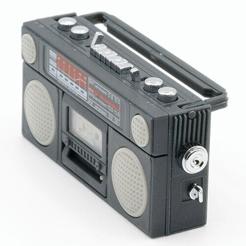 Dollhouse Miniature Realistic Boombox Radio
