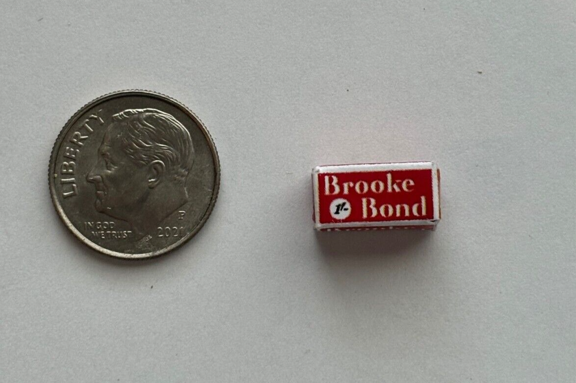 Dollhouse Miniature Brooke Bond Tea Box