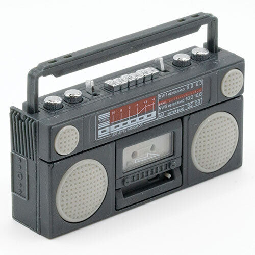 Dollhouse Miniature Realistic Boombox Radio