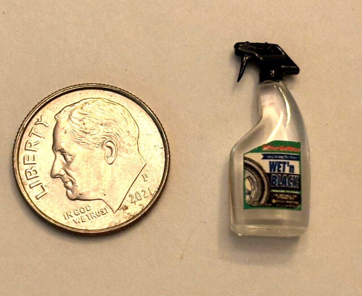 Dollhouse Miniature Wet 'N Black Cleaner  - Handcrafted