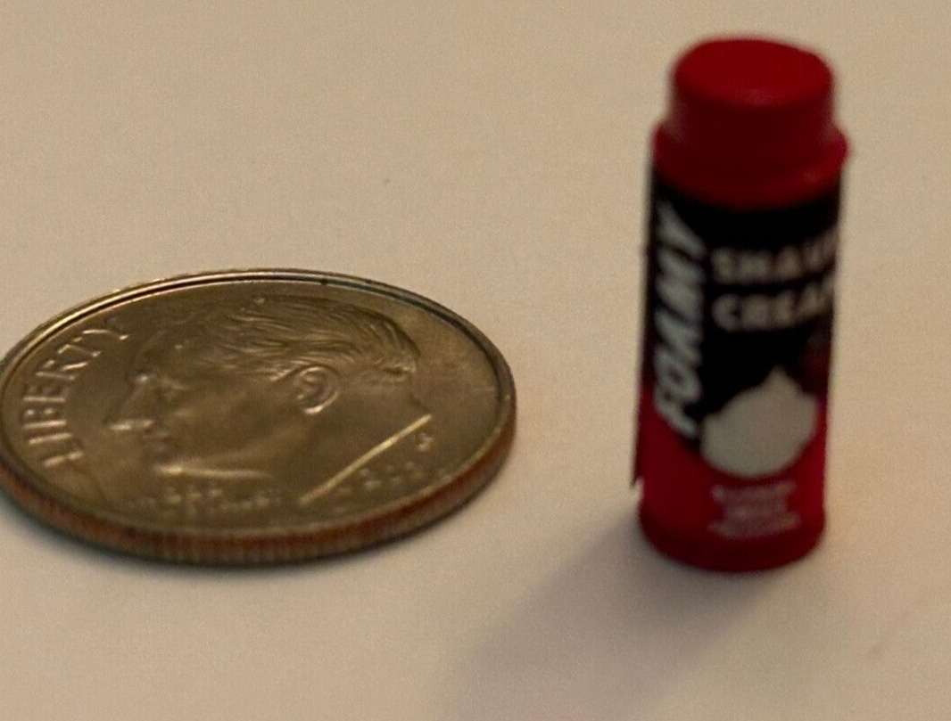 Dollhouse Miniature Foamy Shave Cream - Handcrafted