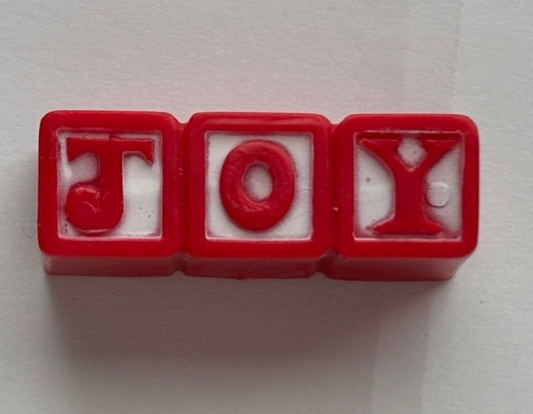 Dollhouse Miniature Joy Blocks