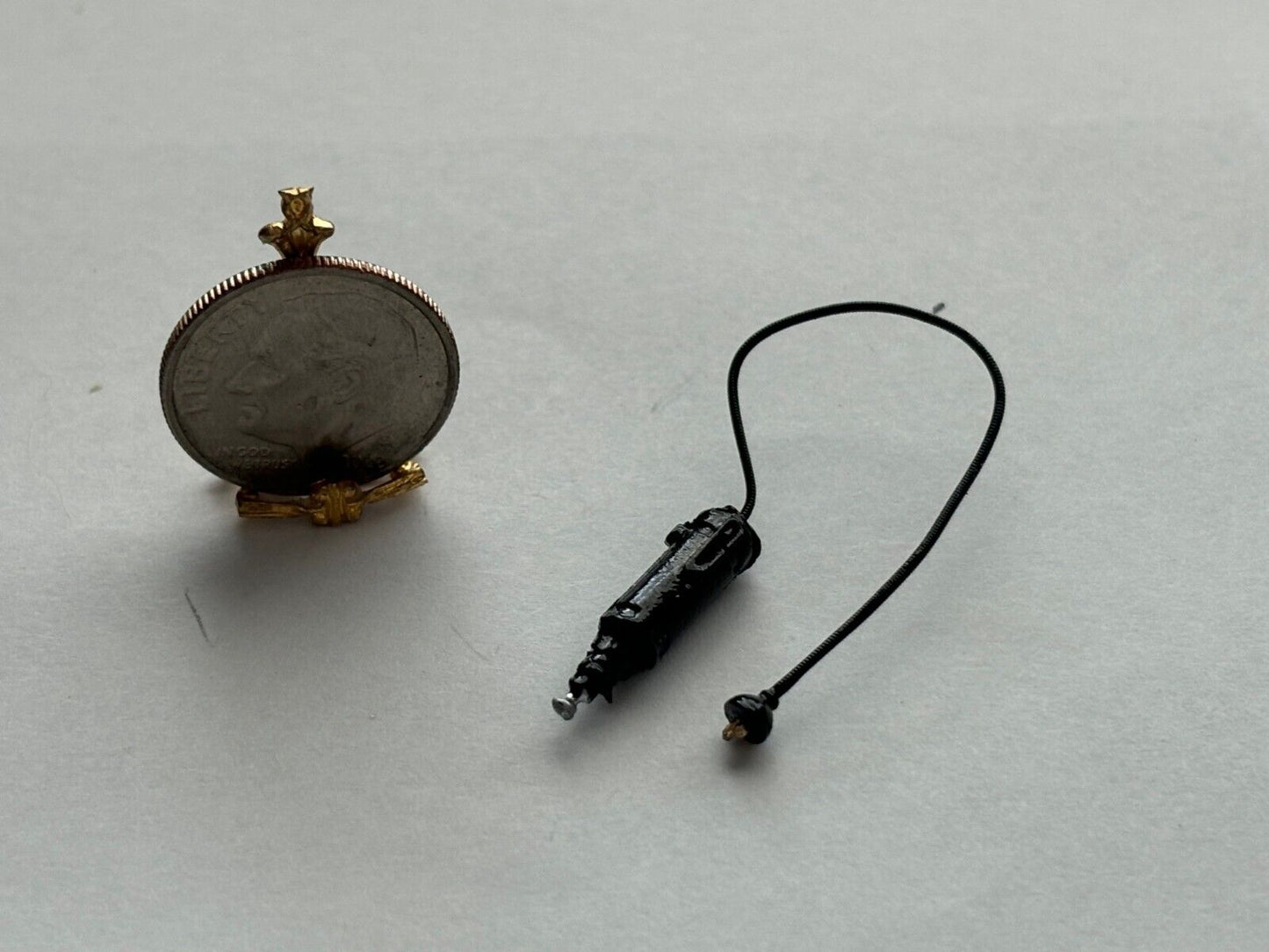 Dollhouse Miniature Dremel Moto Tool with Cord Handcrafted