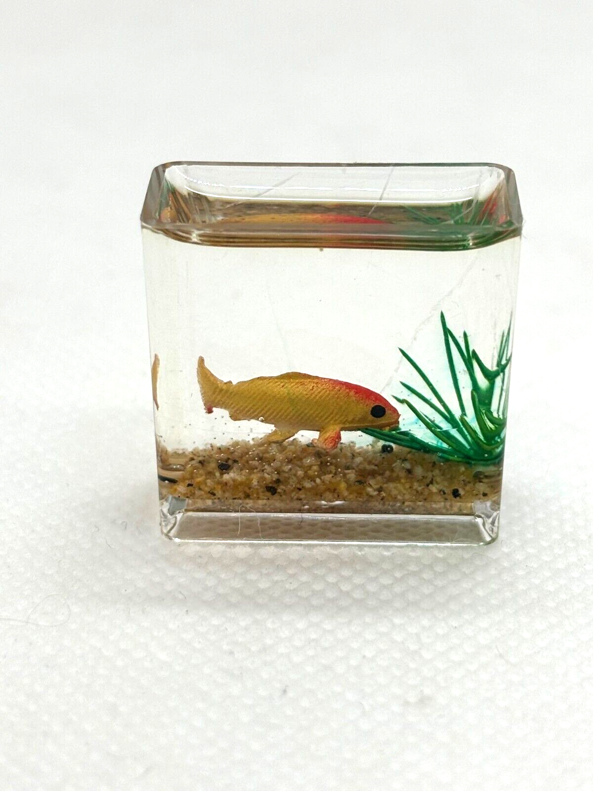 Dollhouse Miniature Square Fish Bowl