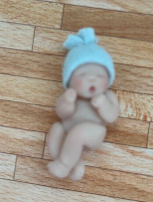 Dollhouse Miniature Handcrafted Baby Boy