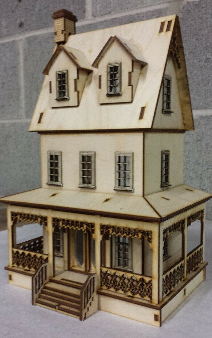 Abriana Large Country Cottage 1:48 Scale Dollhouse