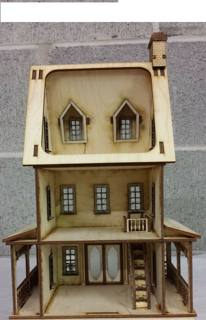 Abriana Large Country Cottage 1:48 Scale Dollhouse