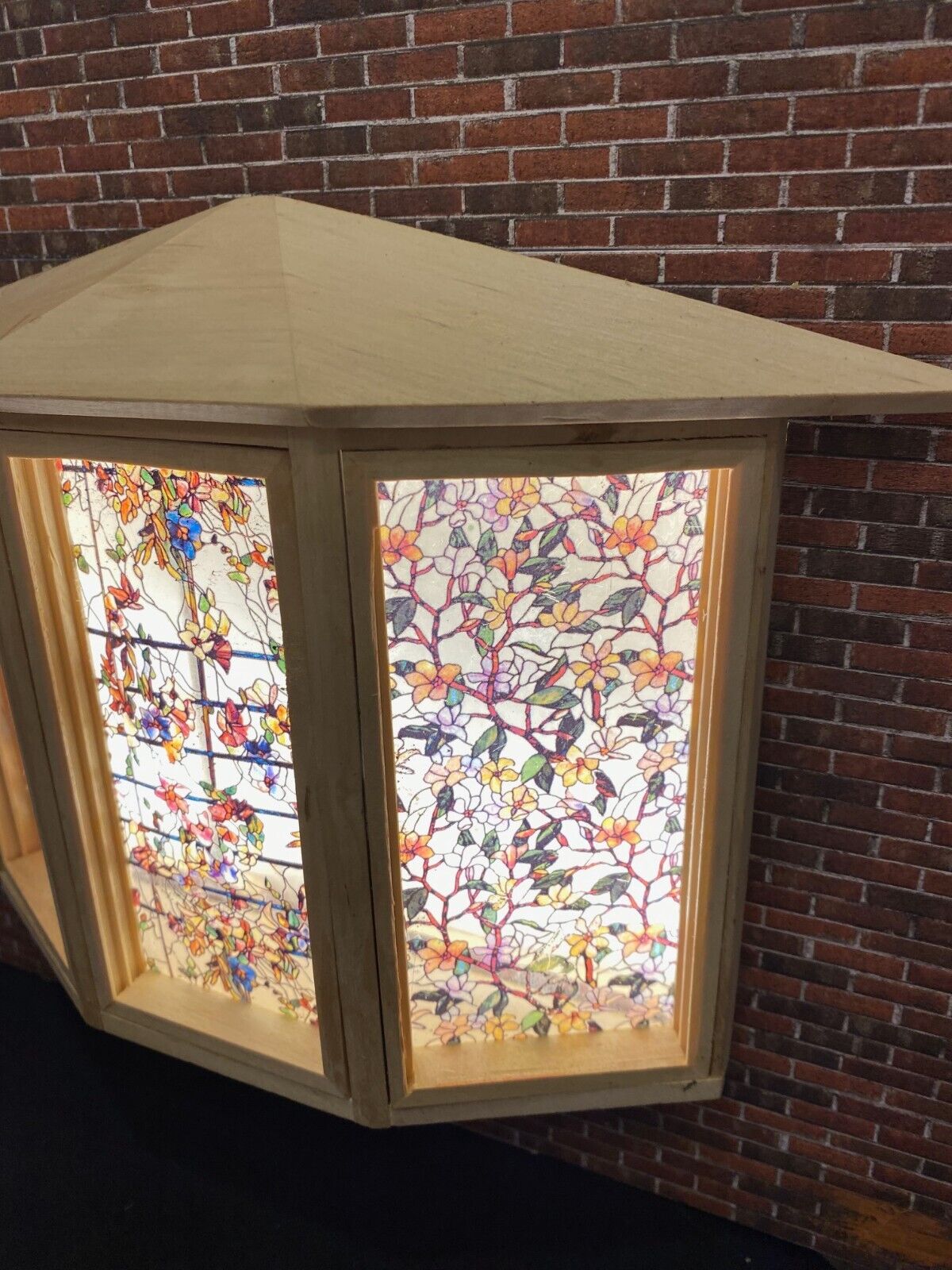 Dollhouse Miniature "Stained Glass" by World Model - Plastic Sheet 23002