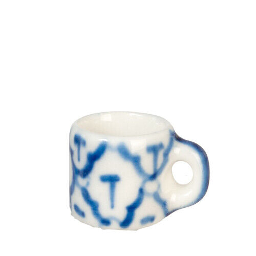 Dollhouse Miniature Mug in Blue Delft Design
