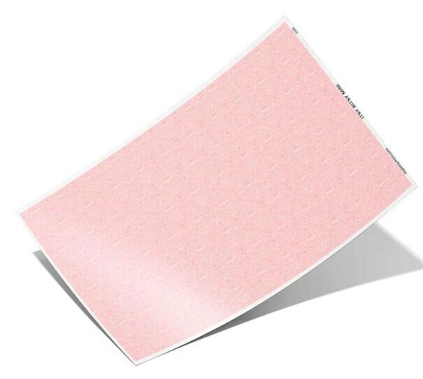 Dollhouse Miniature Wallpaper - Annabelle Damask Pink 1:12 Scale - Itsy Bitsy