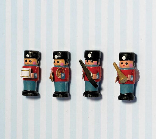 Dollhouse miniature toy soldiers