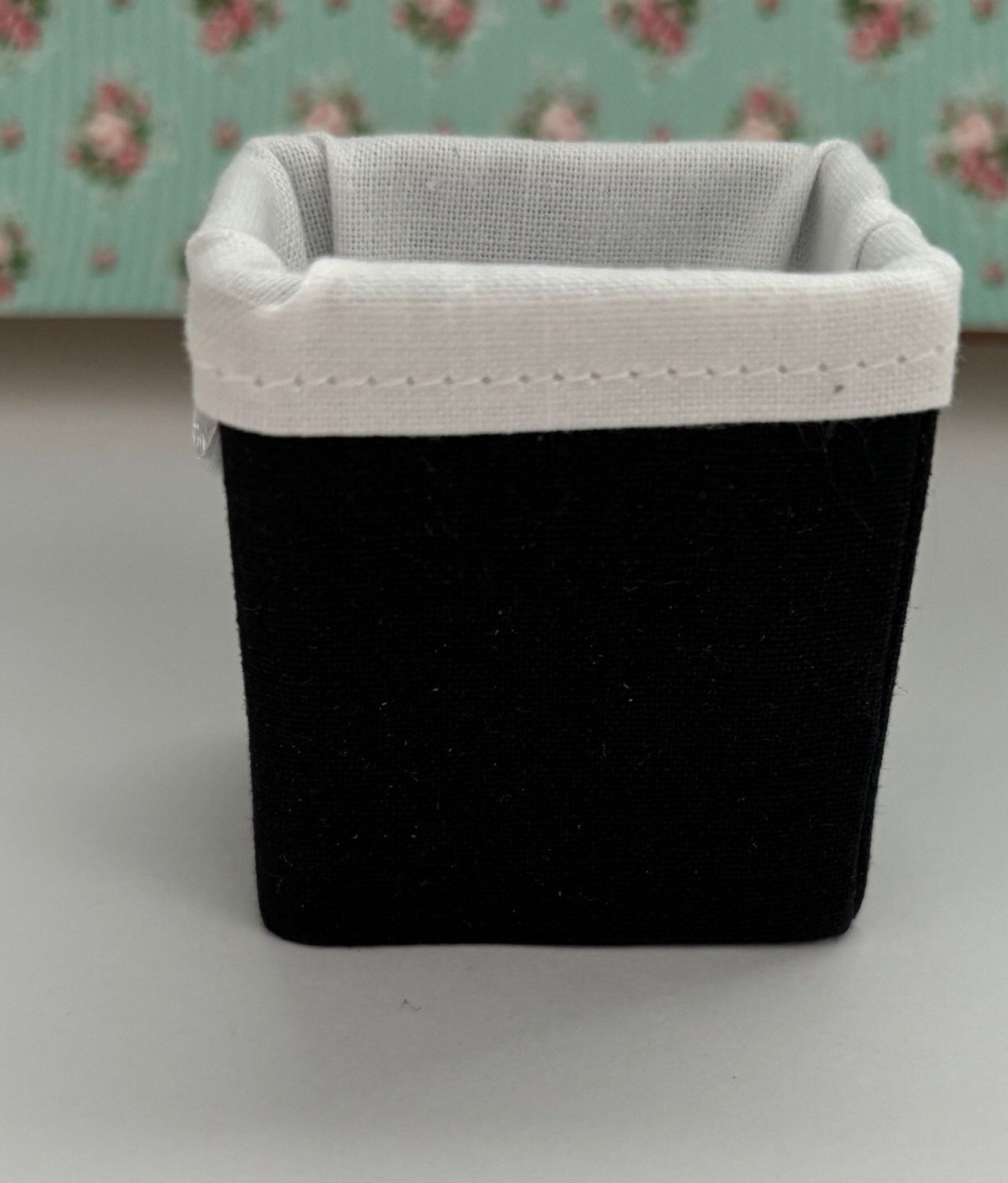 Dollhouse Miniature Handcrafted Clothes Hamper Various Colors