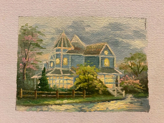 Dollhouse Miniature Fine Hand Painted Oil Painting from the Kendall Studio - I