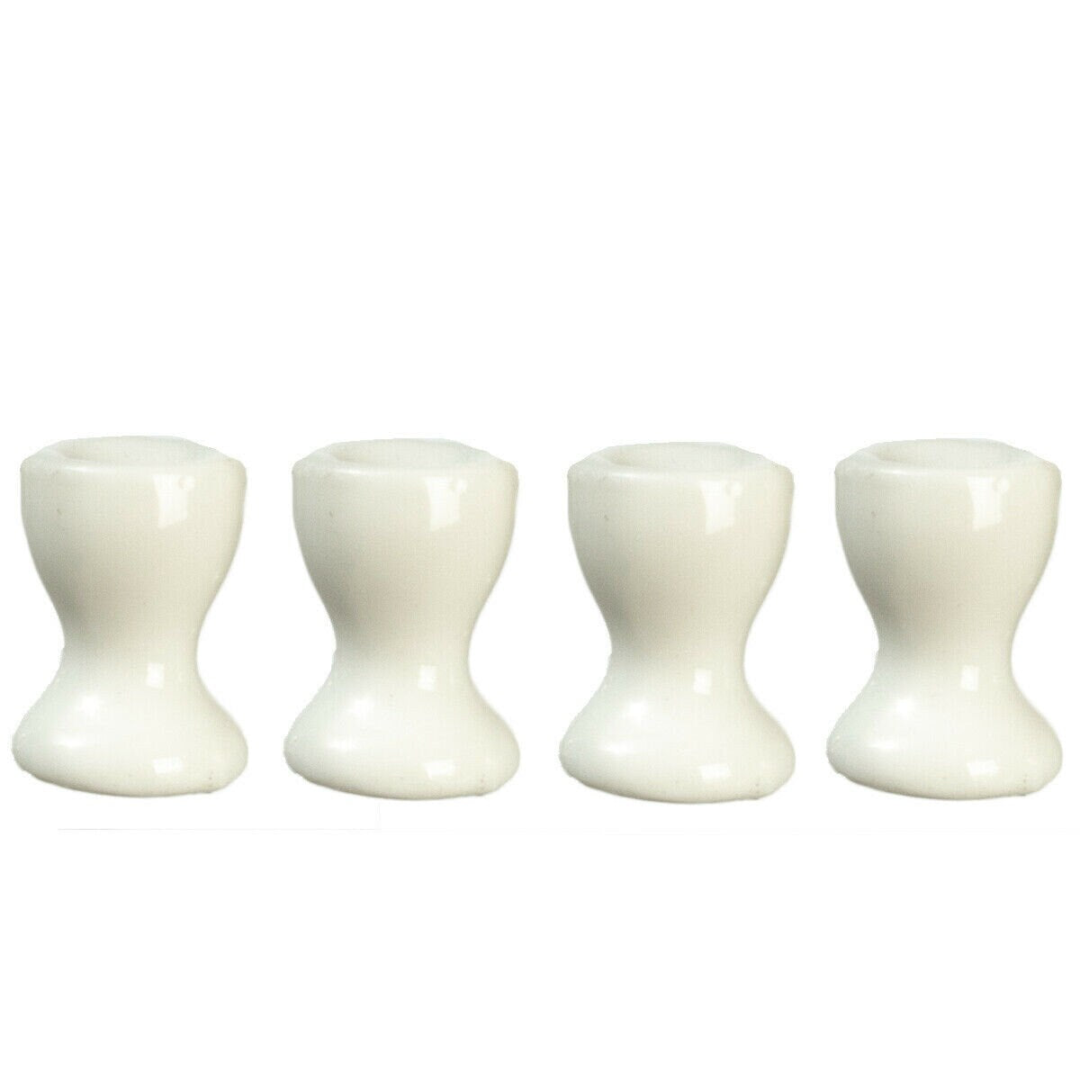 Dollhouse miniature egg cups set of 4