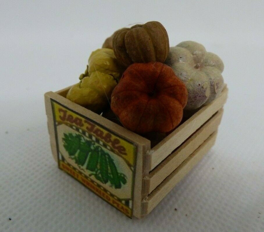 Miniature crate of pumpkins #4