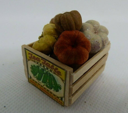 Miniature crate of pumpkins #4