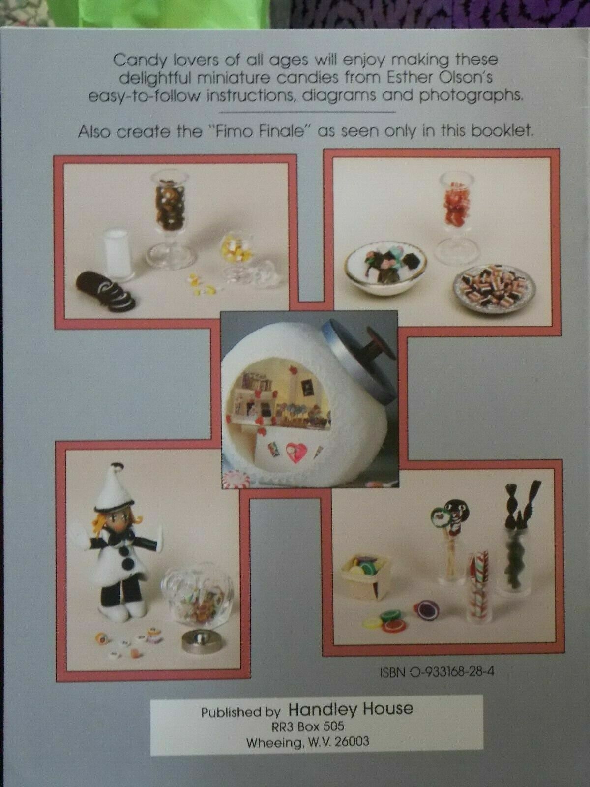 Dollhouse Miniature Book: Fimo Sweets