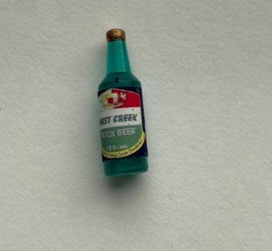 Dollhouse Miniature Bottle of West Creek Bock Beer - Handcrafted
