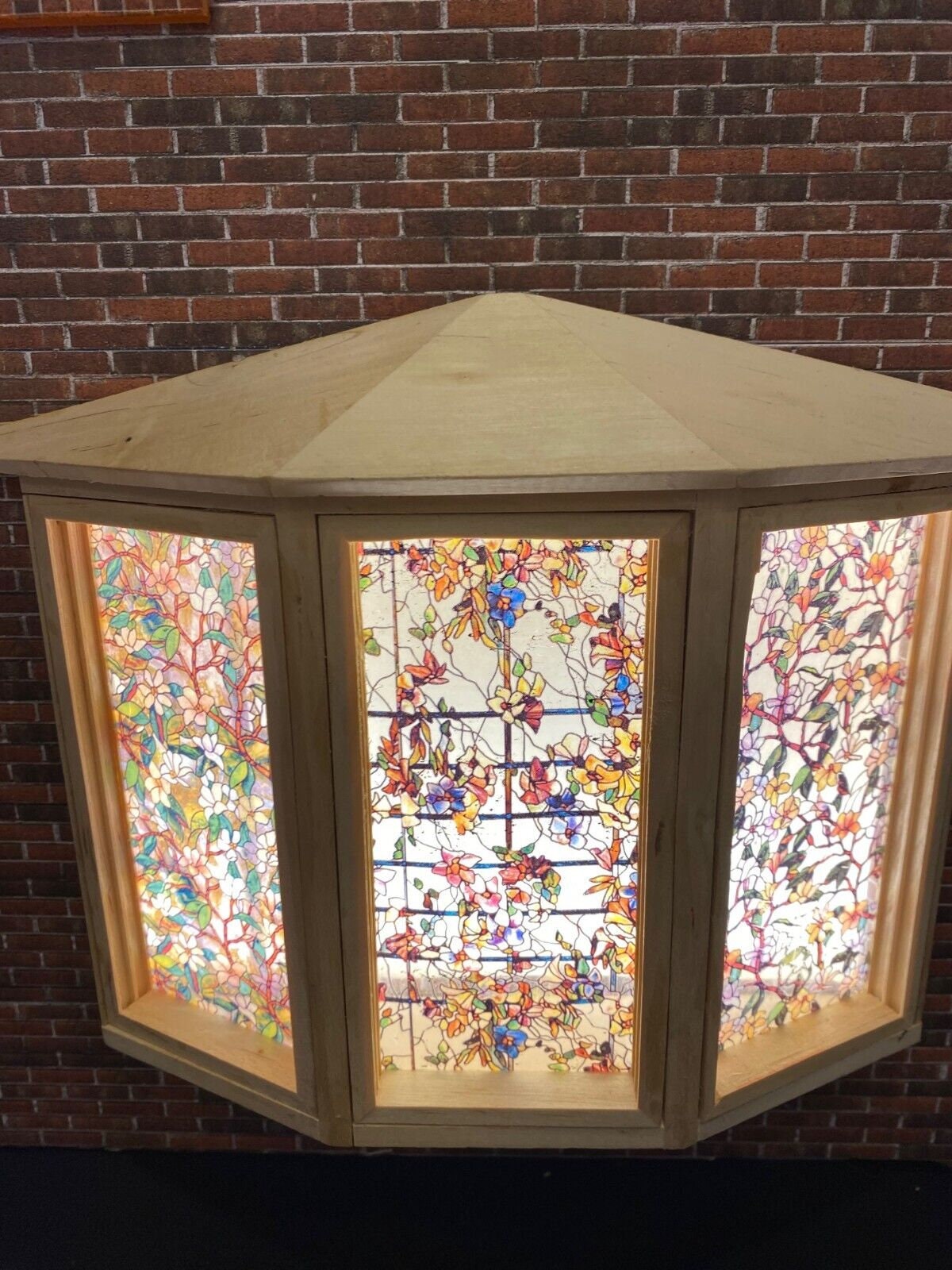 Dollhouse Miniature "Stained Glass" by World Model - Plastic Sheet WM23008