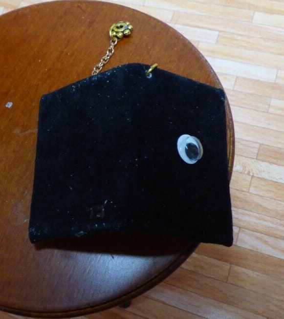 Dollhouse miniature eye book with real pages handcrafted by taylor jade