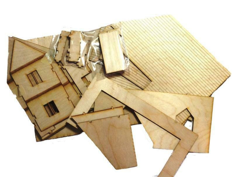 Quarter inch scale tudor style house - complete kit