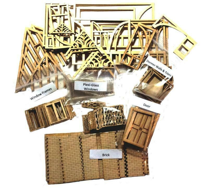 Quarter inch scale tudor style house - complete kit