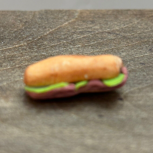 Dollhouse Miniature Sub Sandwich Handcrafted
