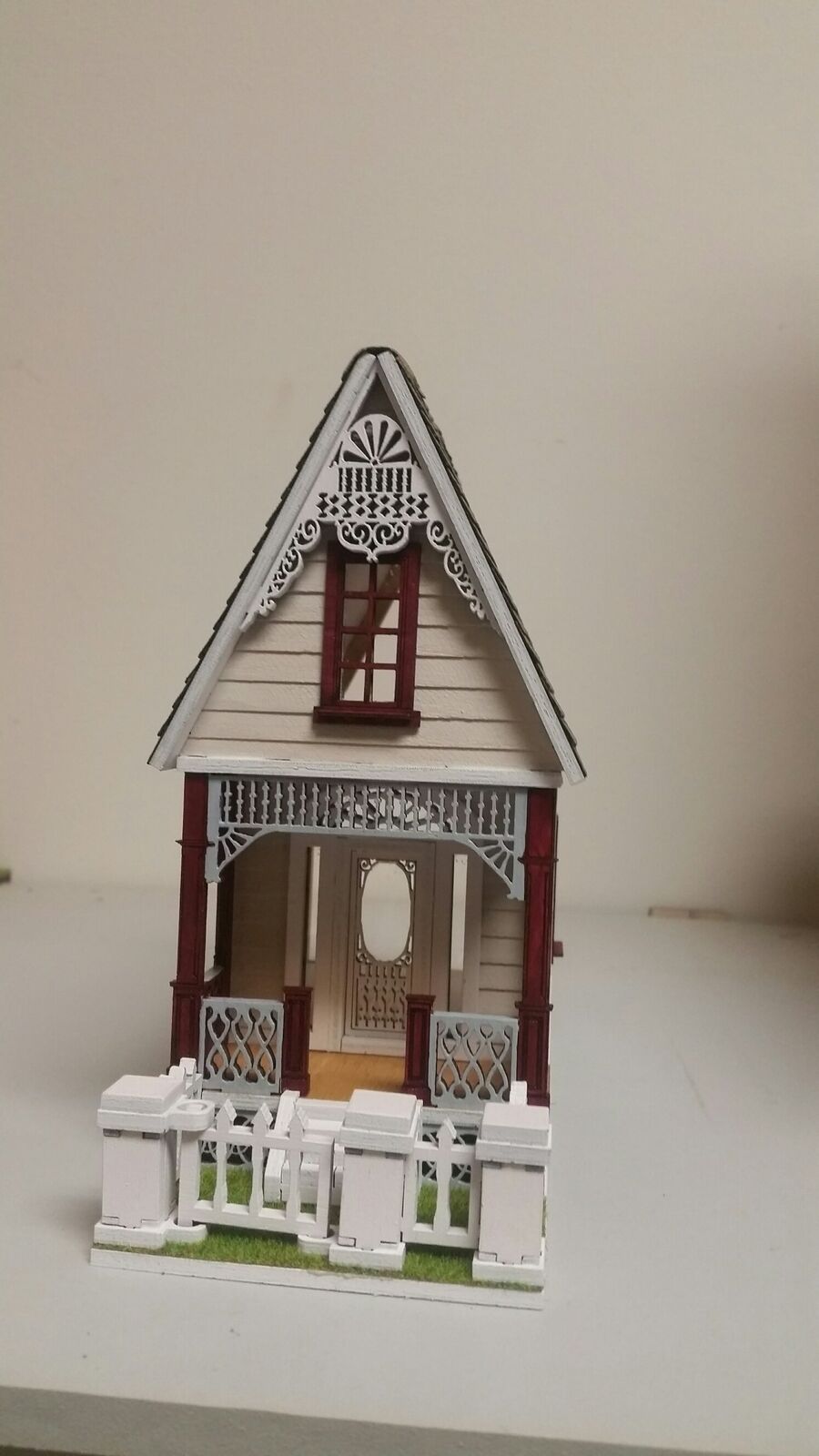 Little Ann 2 Victorian Cottage 1:48 Dollhouse (Milled Siding /Asphalt Shingles)