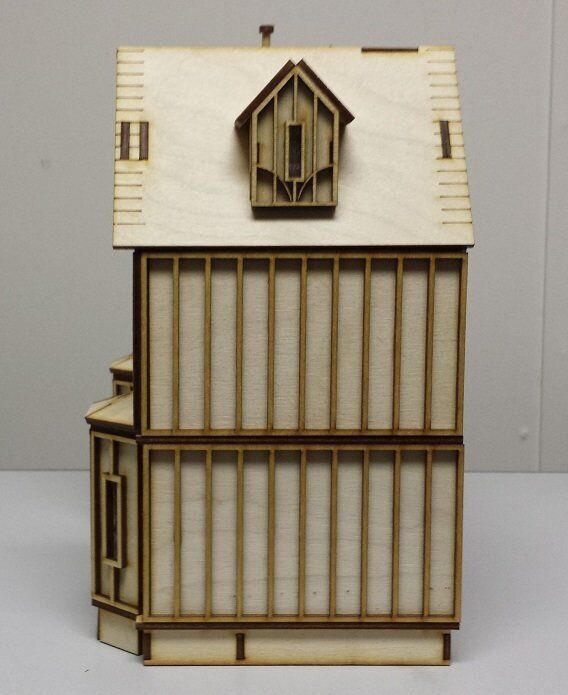 Kristiana Tudor 1:48 Scale Dollhouse Kit Without Shingles
