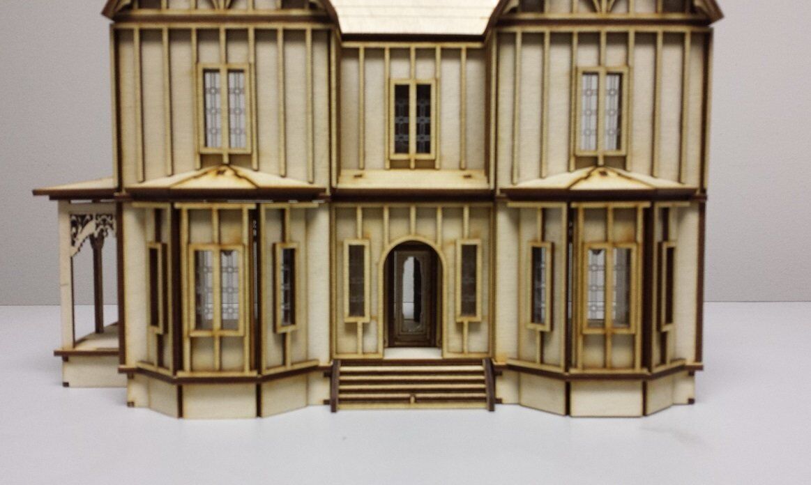 Kristiana Tudor 1:48 Scale Dollhouse Kit Without Shingles