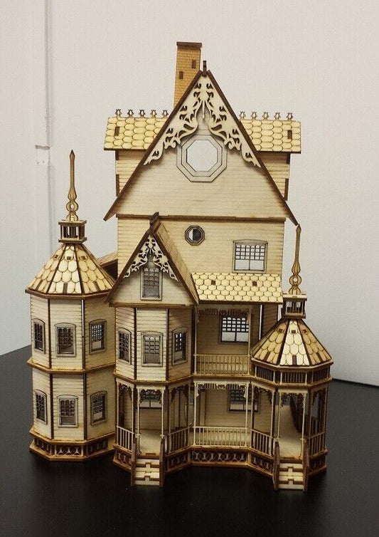 Ashley Gothic Victorian Quarter Scale Dollhouse Kit (1:48)