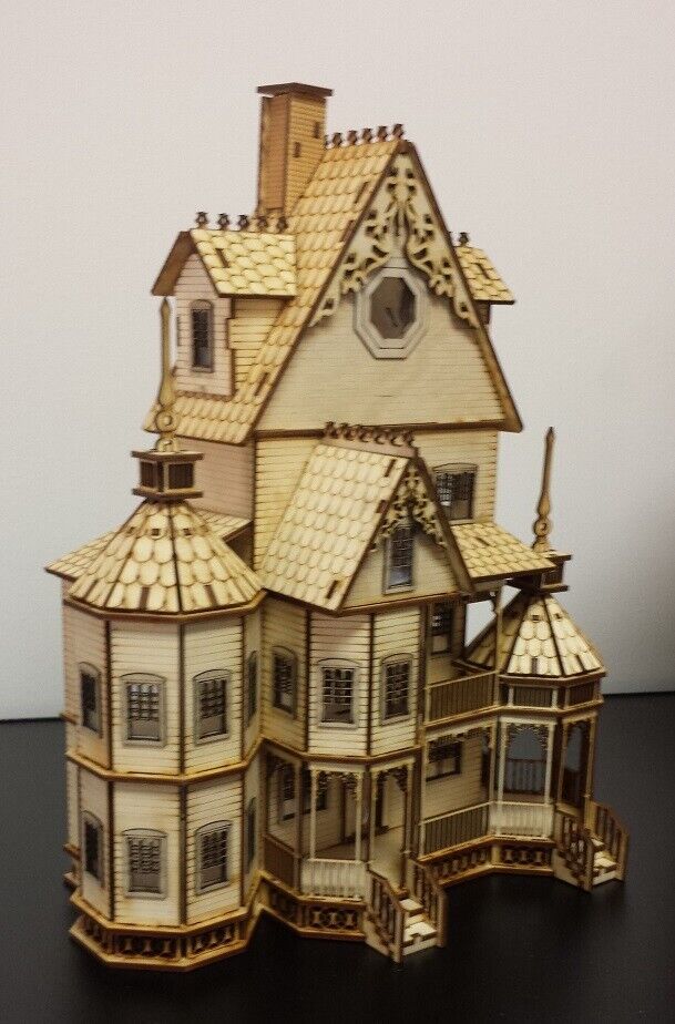 Ashley Gothic Victorian Quarter Scale Dollhouse Kit (1:48)