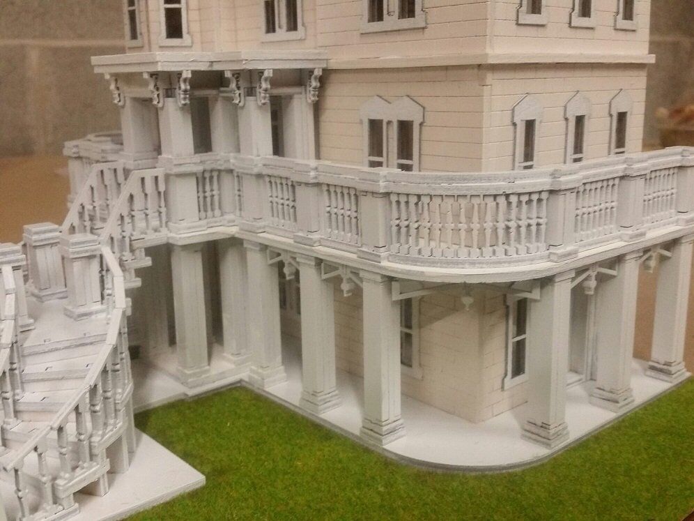 Hegeler Carus Mansion 1:48 Scale Dollhouse Kit