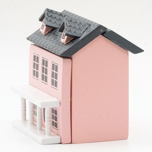 Dollhouse Miniature Small Pink  Dollhouse for a Dollhouse