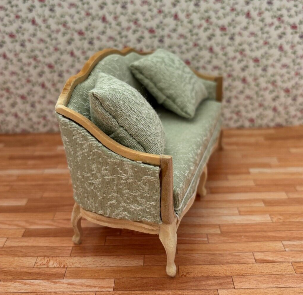 Dollhouse Miniature Unfinished Upholstered Sofa by JiaLi