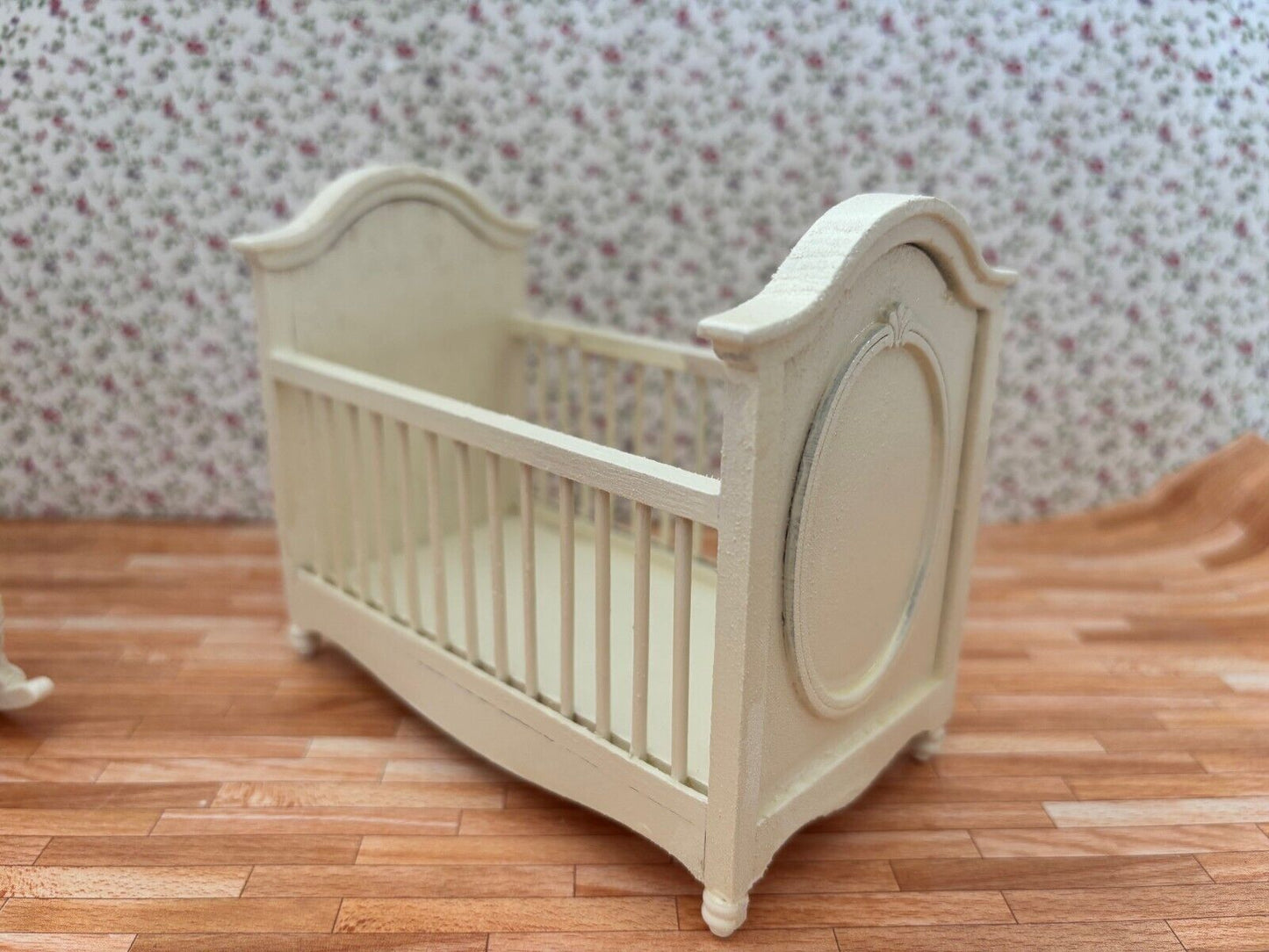 Dollhouse Miniature Haindpainted Nursery Set