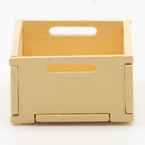 Dollhouse Miniature Small Wooden Crate