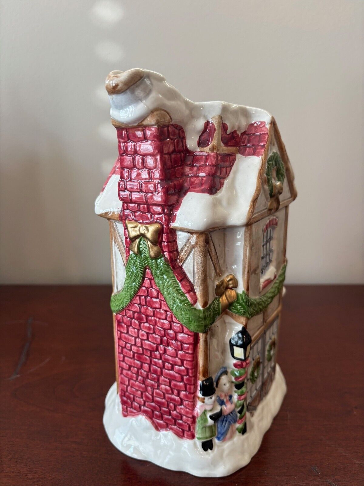 Vintage  Fitz & Floyd 1988 A Dickens Christmas Pitcher