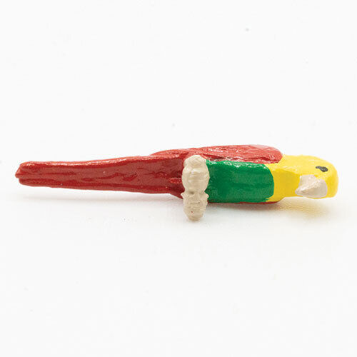 Dollhouse Miniature Parrot