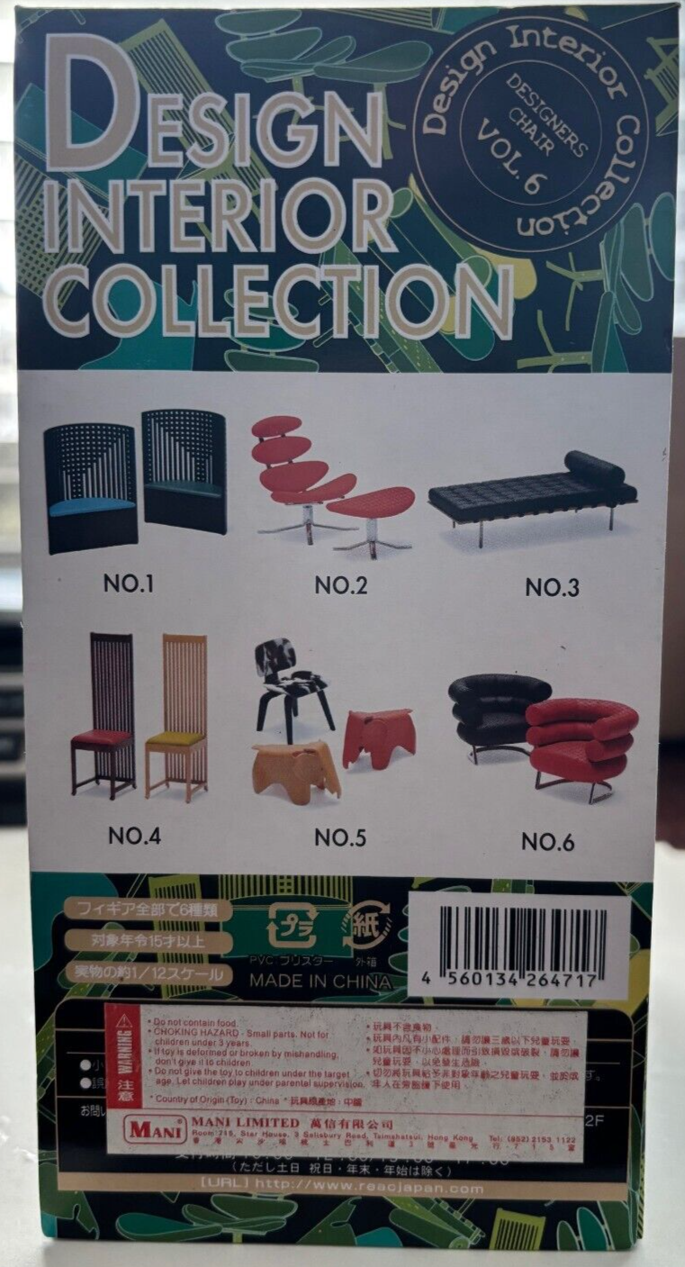Reina Japan 1/12 Designers Chair Design Interior Collection Vol 1 #4 Robie House