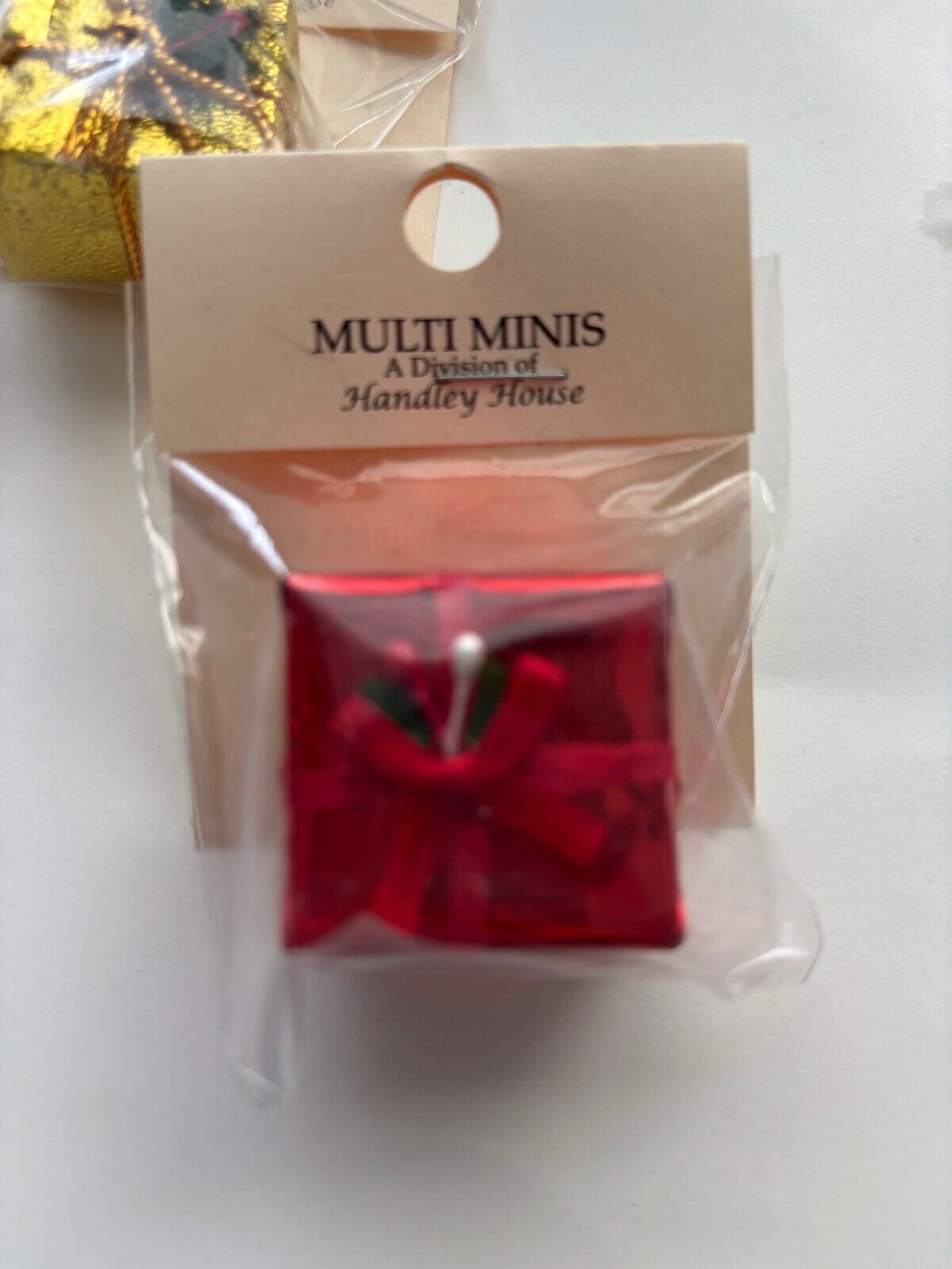 Dollhouse Miniature Wrapped Christmas Gift
