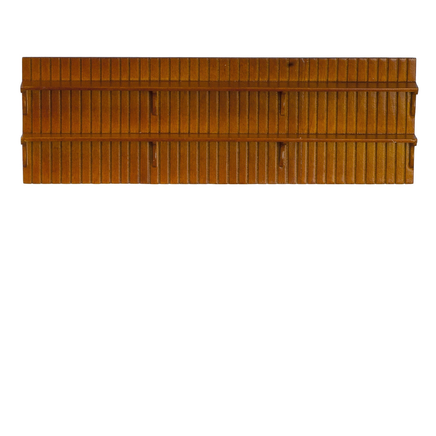 JBM Fine Miniature Kitchen Sink and Plate Rack in Walnut for Dollhouse
