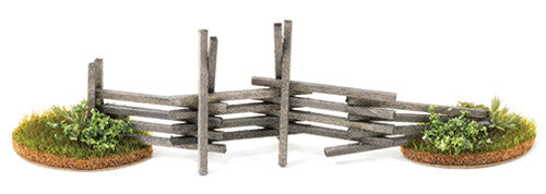 Dollhouse Miniature Cedar Fence - End